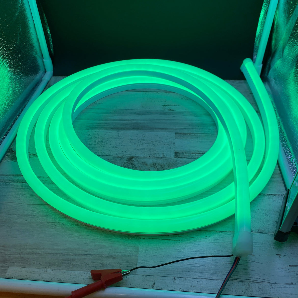 Color IP44/IP66 Neon-Style Flexible LED Light Line ~ Flex Max Series | Wired4signs USA | Fluorescent light fixture, Silicone tube light, Flexible linear light fixture