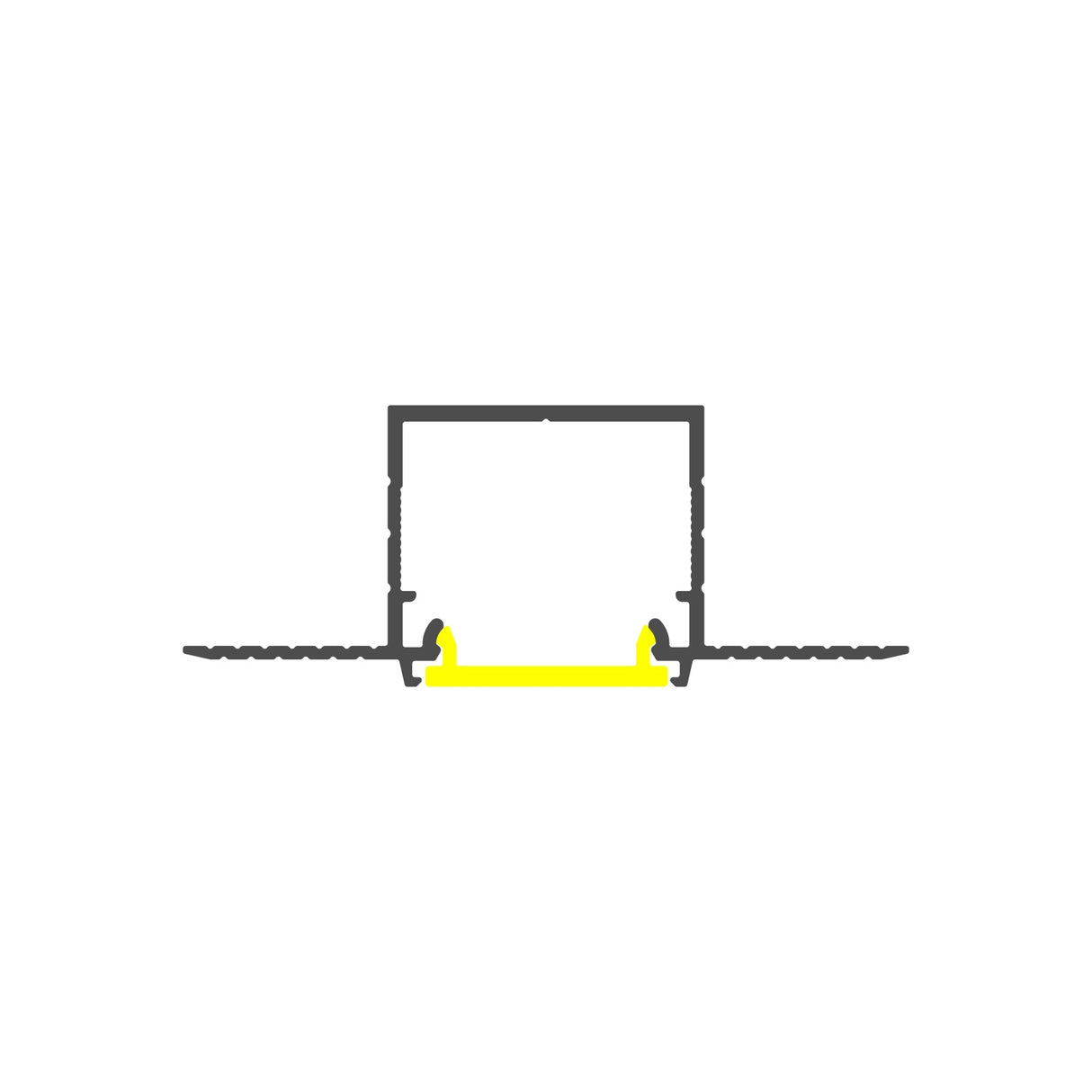 0.9" Plaster-In Linear LED Light Channel ~ Model Linea-In20 Trimless - Wired4Signs USA - Buy LED lighting online - LED Lighting, Linear LED, LED strip, diffusers