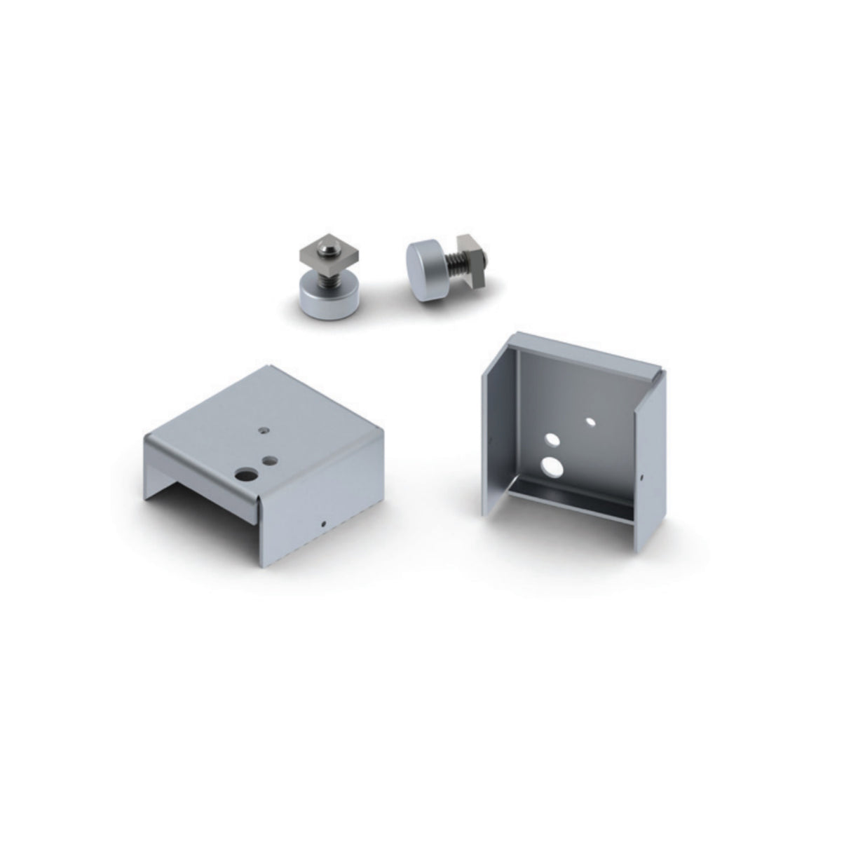 Gypsum ceiling trimless installation magnetic mounting bracket (set) for SPL series LED profile - Wired4Signs USA - Buy LED lighting online