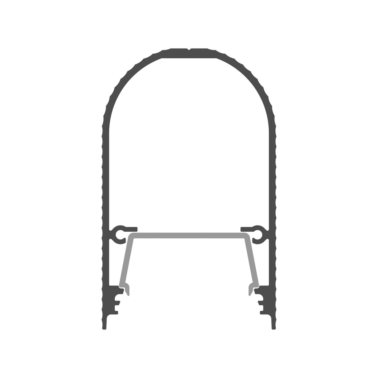 Contemporary Modern Pendant Strip Light Channel | Wired4signs USA