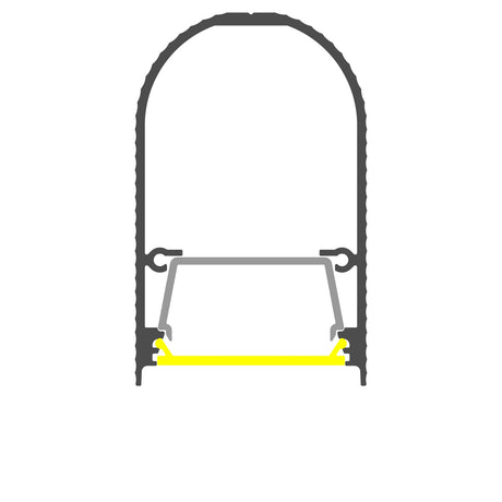 Contemporary Modern Pendant Strip Light Channel | Wired4signs USA