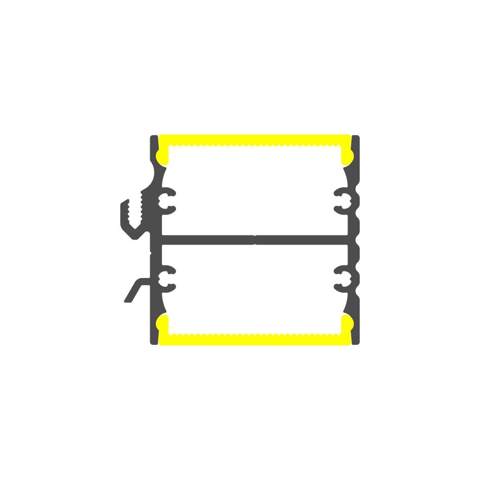 (Discontinued) Double-Sided LED Wall Sconce Channel ~ Model PL35D - Wired4Signs USA - Buy LED lighting online