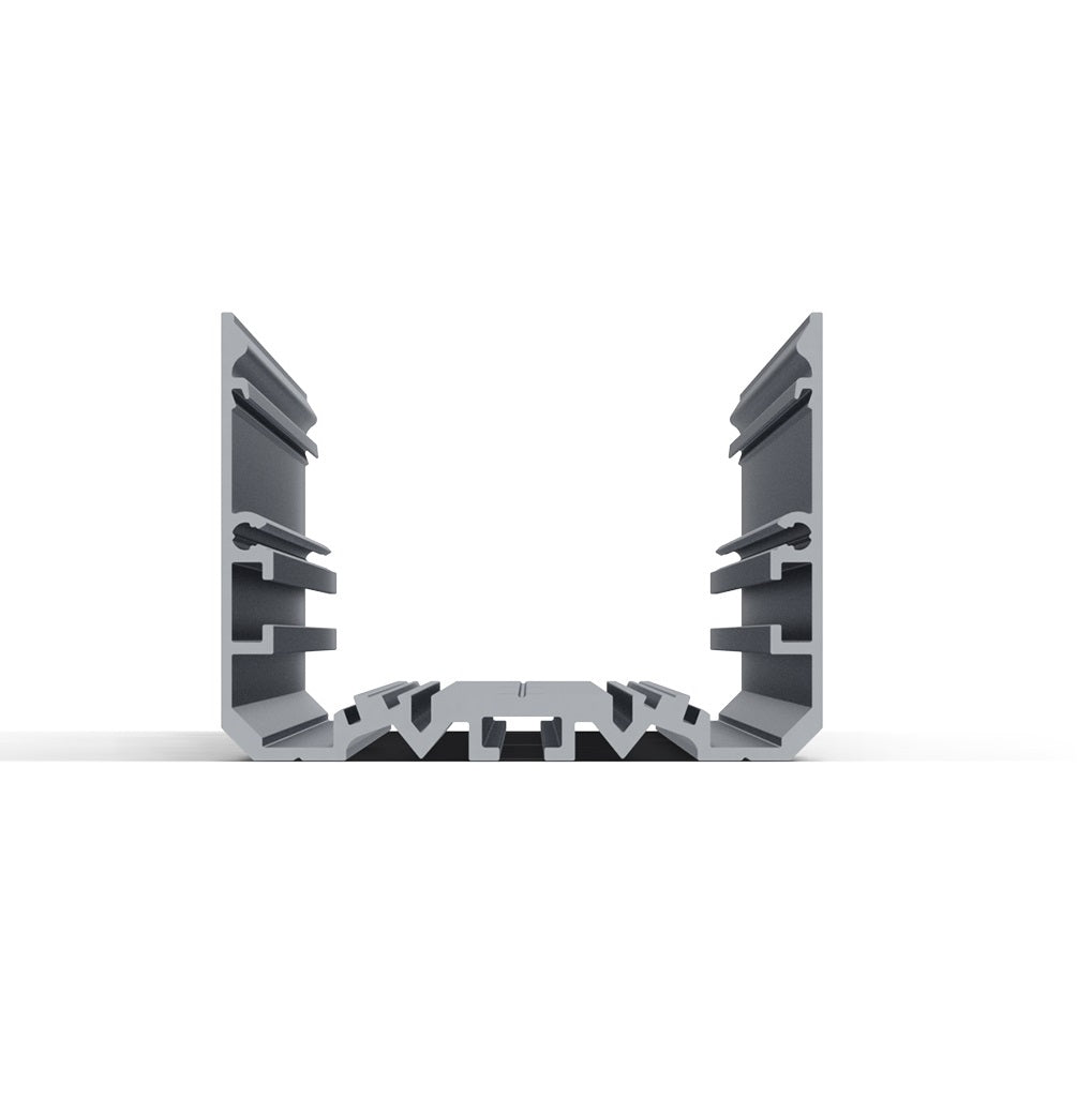 2" Wide Aluminum Linear LED Lighting Profile ~ Model PL55-FL - Wired4Signs USA - Buy LED lighting online