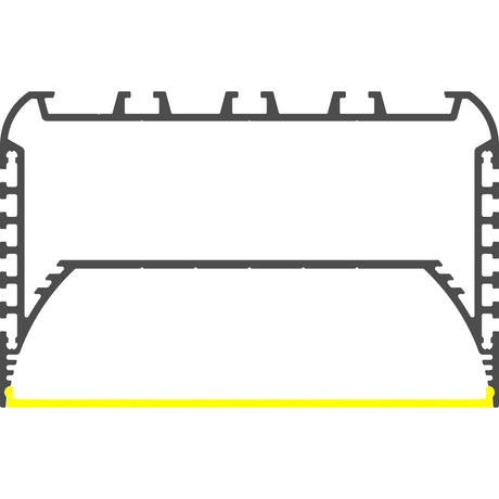 4.45" Surface/Flush or Linear LED suspension Lighting Channel ~ Model PLW116 - Wired4Signs USA - Buy LED lighting online