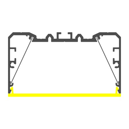2.76" Large LED Channel ~ Model PLW70FL - Wired4Signs USA - Buy LED lighting online