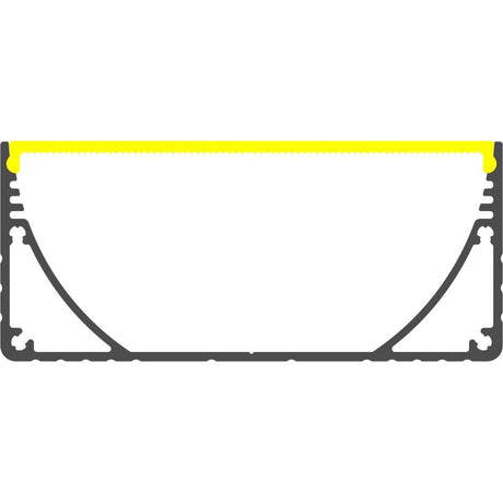 3.15" Surface Mount LED Strip Channel ~ Model PLW80N - Wired4Signs USA - Buy LED lighting online