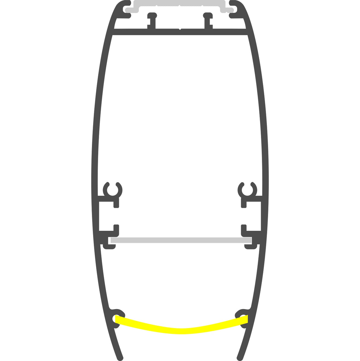 Elegant Pendant Light Channel ~ Model Ricardo | Wired4signs USA