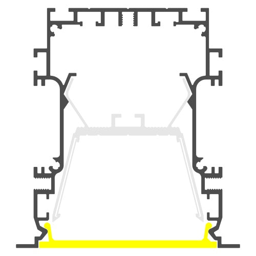 2" Recess LED Channel ~ Model RPL55 - Wired4Signs USA - Buy LED lighting online