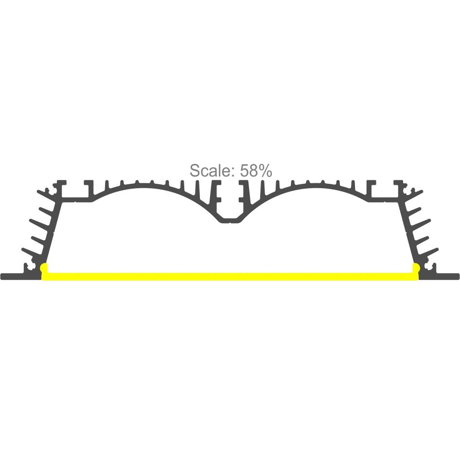 4.5" Large Recessed LED Channel ~ Model RPLW116 - Wired4Signs USA - Buy LED lighting online