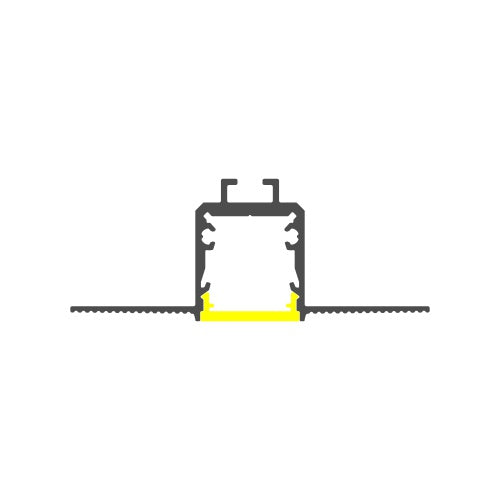 0.59" Plaster-in Trimless Drywall LED Channel ~ Model RSL15 US - Wired4Signs USA - Buy LED lighting online