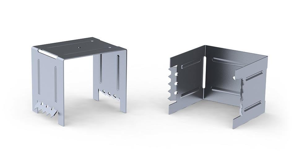 Mounting bracket for gypsum ceiling instalation for RPLA LED profile - Wired4Signs USA - Buy LED lighting online