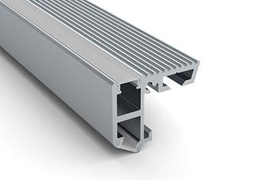 Small LED Stair Nosing Channel ~ Model Alu-Stair Nano - Wired4Signs USA - Buy LED lighting online