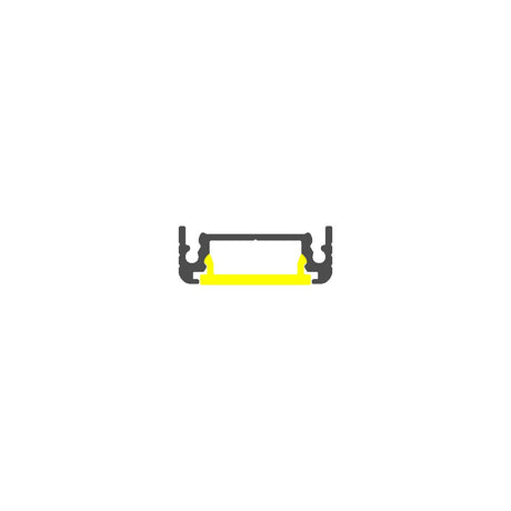 Surface LED Channel With Concealed Mounting ~ Model Surface14 - Wired4Signs USA - Buy LED lighting online