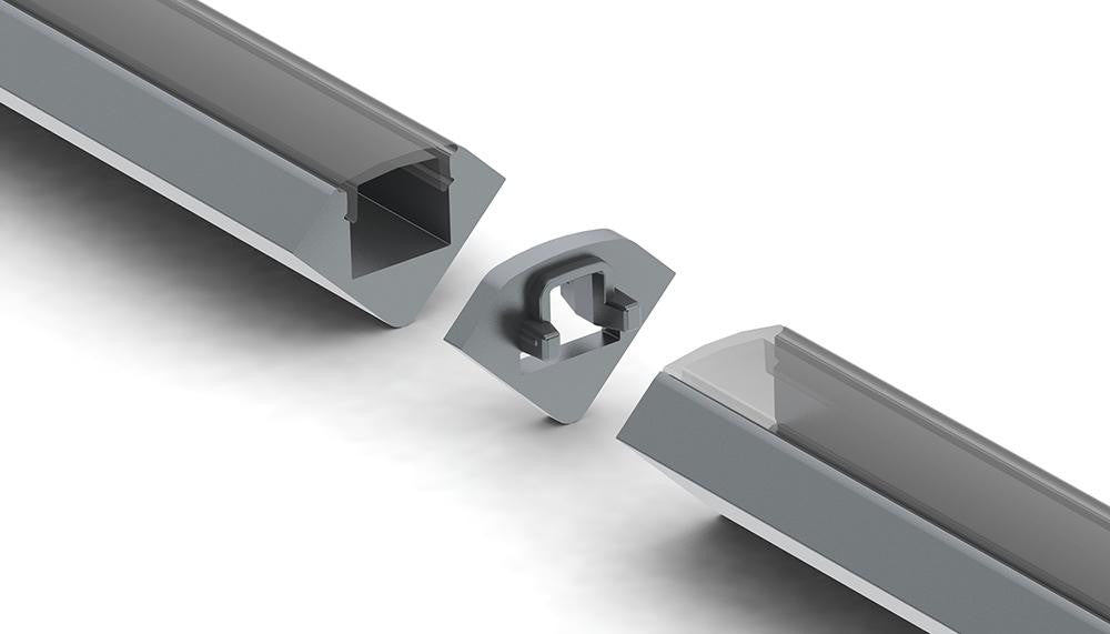 ALU-45 Aluminum linear connector for ALU-45 LED profile - Wired4Signs USA - Buy LED lighting online