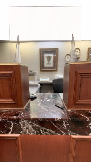 Standard Portable Plastic Sneeze Guard - Wired4Signs USA - Buy LED lighting online