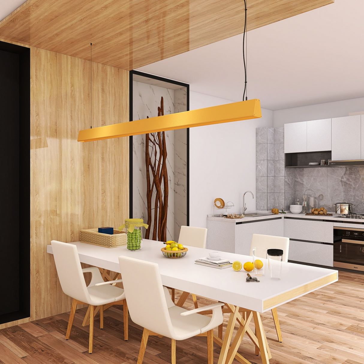 Designer Pendant Light Channel ~ Model Carmen | Wired4signs USA | Contemporary Pendant Light, surface mounted light fixture, Aesthetic light fixture