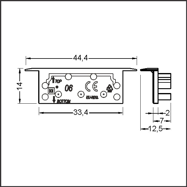 1.3" Shallow-Section Recessed LED Channel ~ Model Vario30-06 - Wired4Signs USA - Buy LED lighting online