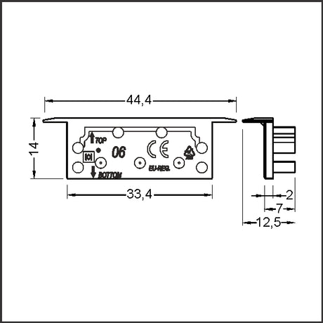 1.3" Shallow-Section Recessed LED Channel ~ Model Vario30-06 - Wired4Signs USA - Buy LED lighting online