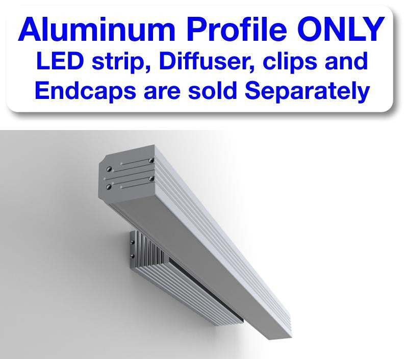 (Discontinued) Double-Sided LED Wall Sconce Channel ~ Model PL35D - Wired4Signs USA - Buy LED lighting online