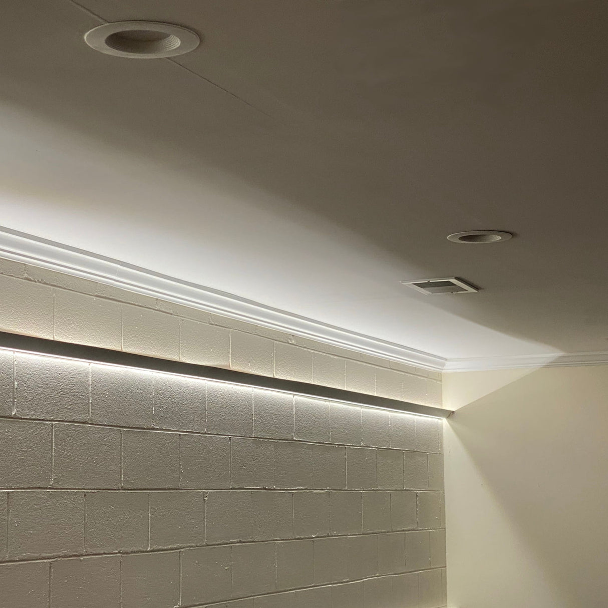Up and Down Cove Lighting Molding Profile ~ Model Alu-Ceiling Washer - Wired4Signs USA - Buy LED lighting online