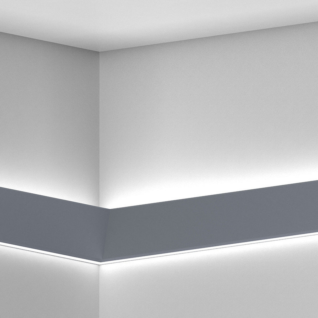 Up and Down Cove Lighting Molding Profile ~ Model Alu-Ceiling Washer - Wired4Signs USA - Buy LED lighting online