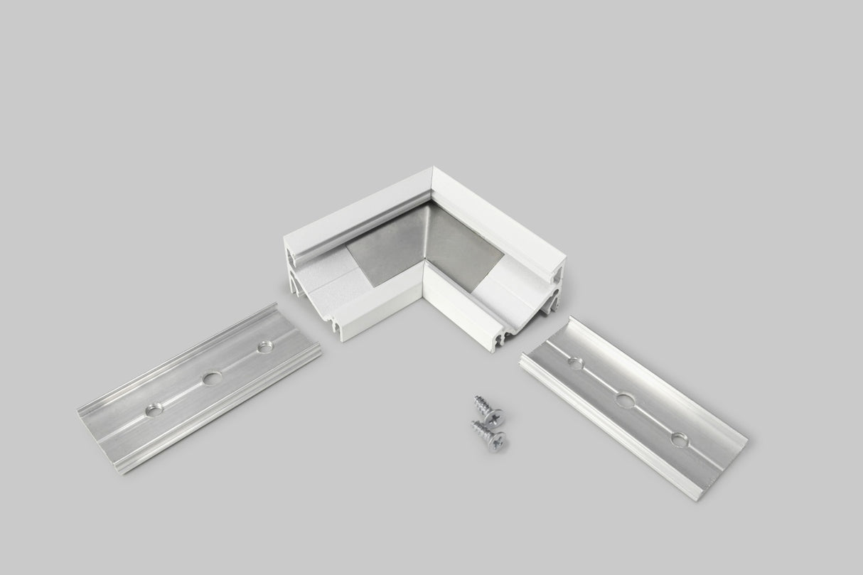 One 90 Degree Connector for LED Channel ~ Model Corner14 - Wired4Signs USA - Buy LED lighting online