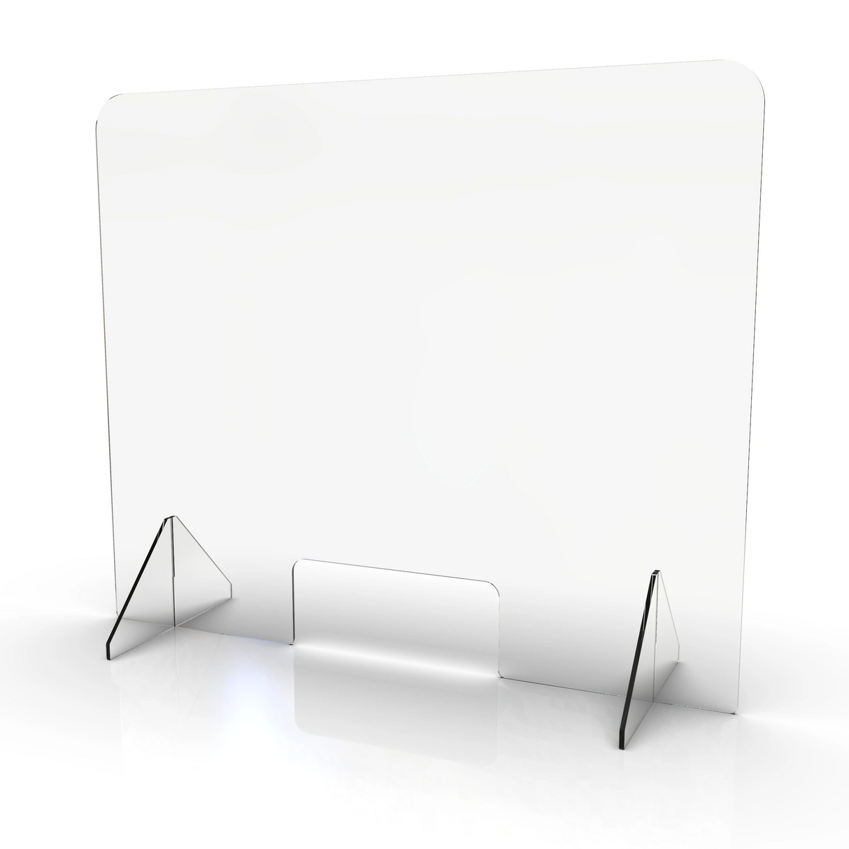 Standard Portable Plastic Sneeze Guard - Wired4Signs USA - Buy LED lighting online