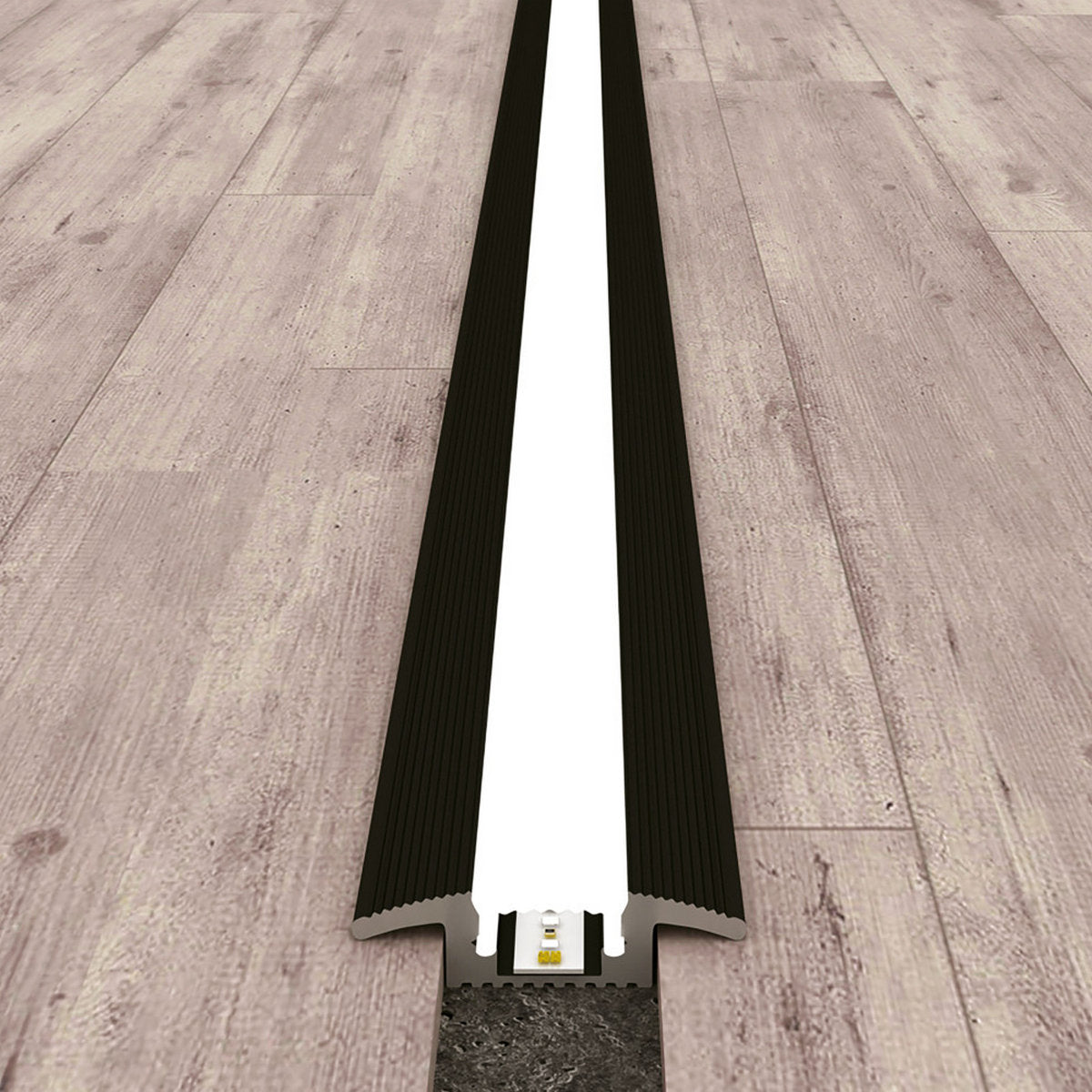 Floor Recessed LED Channel ~ Model Dubai - Wired4Signs USA - Buy LED lighting online