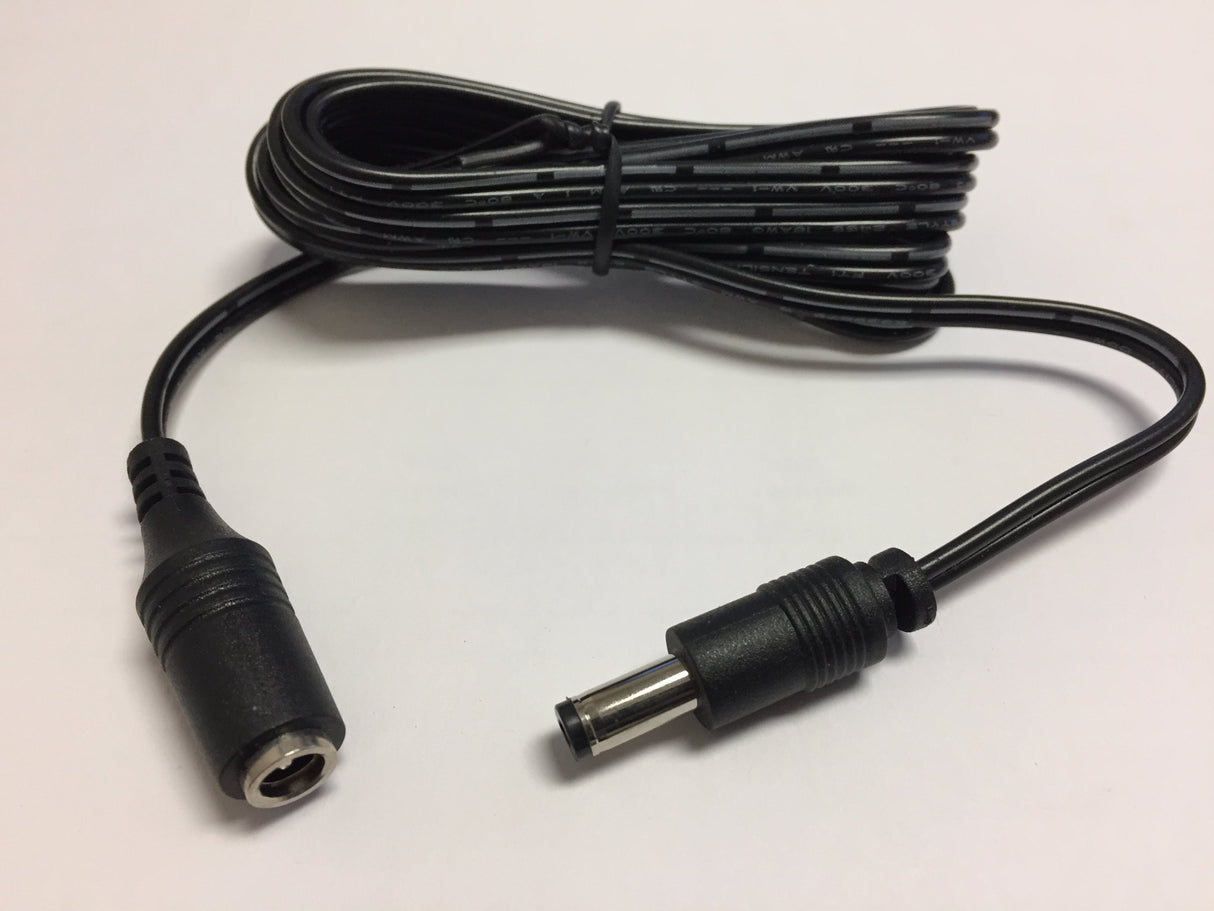 LED DC Connector Cable (1.8m or 5.9ft) Black - Non Water Proof - Wired4Signs USA - Buy LED lighting online