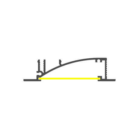 Cove Light Recessed Drywall LED Channel ~ Model Flat8 - Wired4Signs USA - Buy LED lighting online