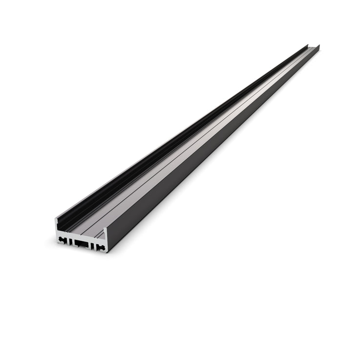 Surface Mounted Square LED Diffuser Channel ~ Model Flo | Wired4signs USA | Trimless LED Profiles, dimmable led strip lights, Milky LED