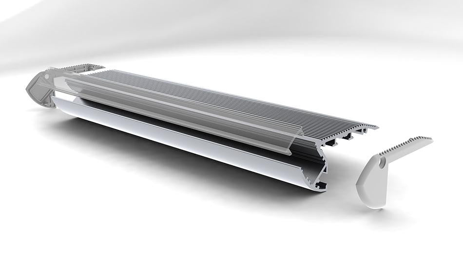 Stair Tread Lights Profile ~ Model Alu-Stair - Wired4Signs USA - Buy LED lighting online