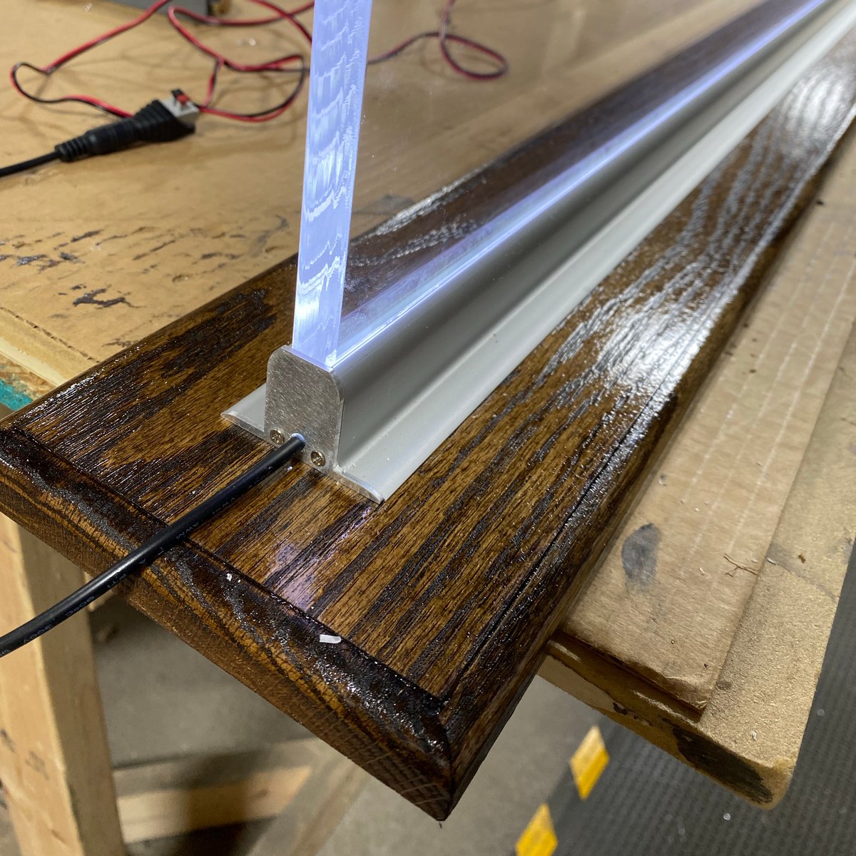 Edge-Lit LED Profile for Shelves and Signage ~ Model Ginebra - Wired4Signs USA - Buy LED lighting online