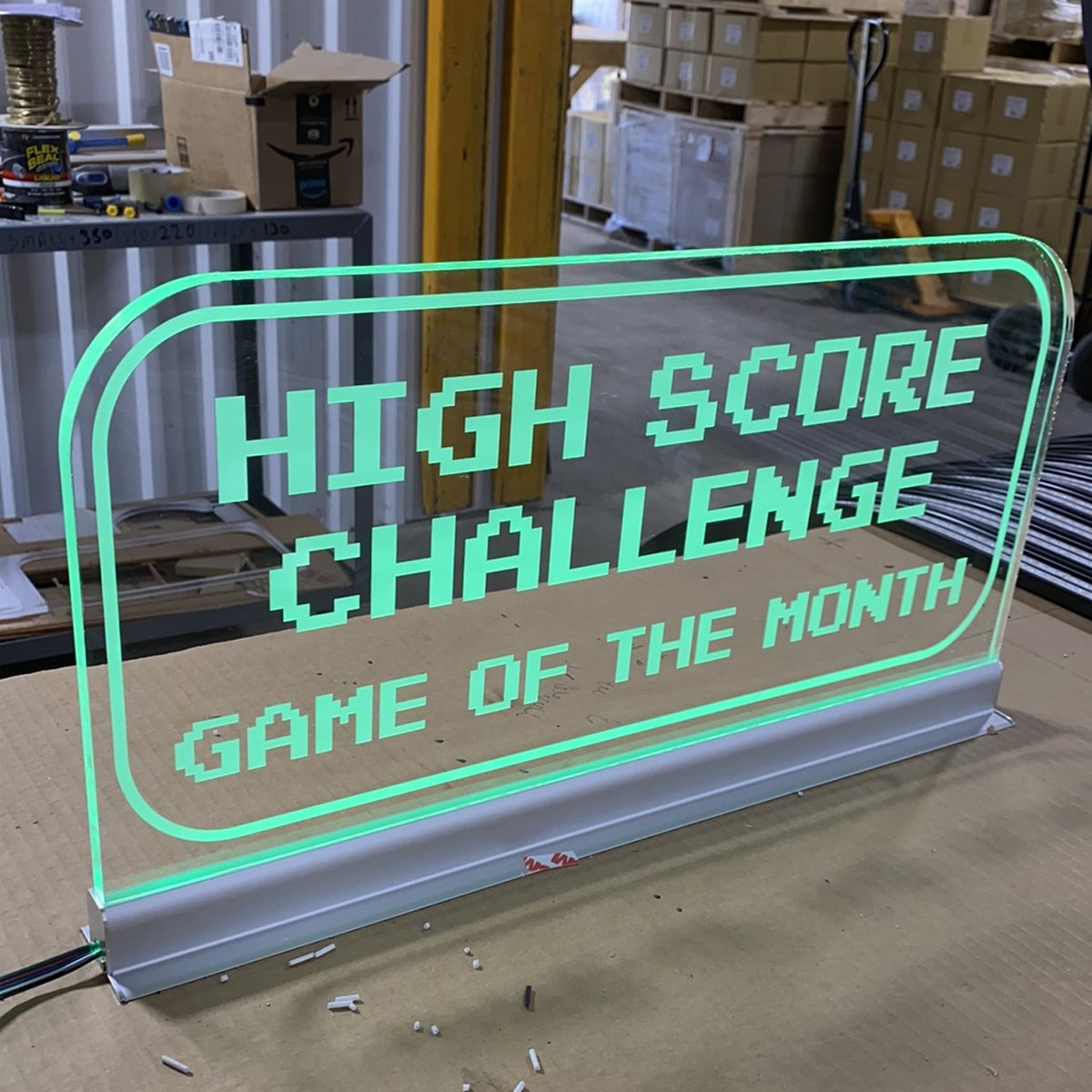 Edge-Lit LED Profile for Shelves and Signage ~ Model Ginebra - Wired4Signs USA - Buy LED lighting online