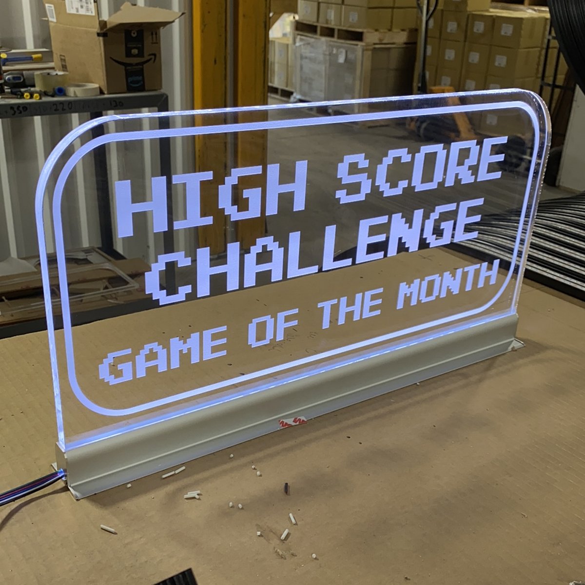 Edge-Lit LED Profile for Shelves and Signage ~ Model Ginebra - Wired4Signs USA - Buy LED lighting online