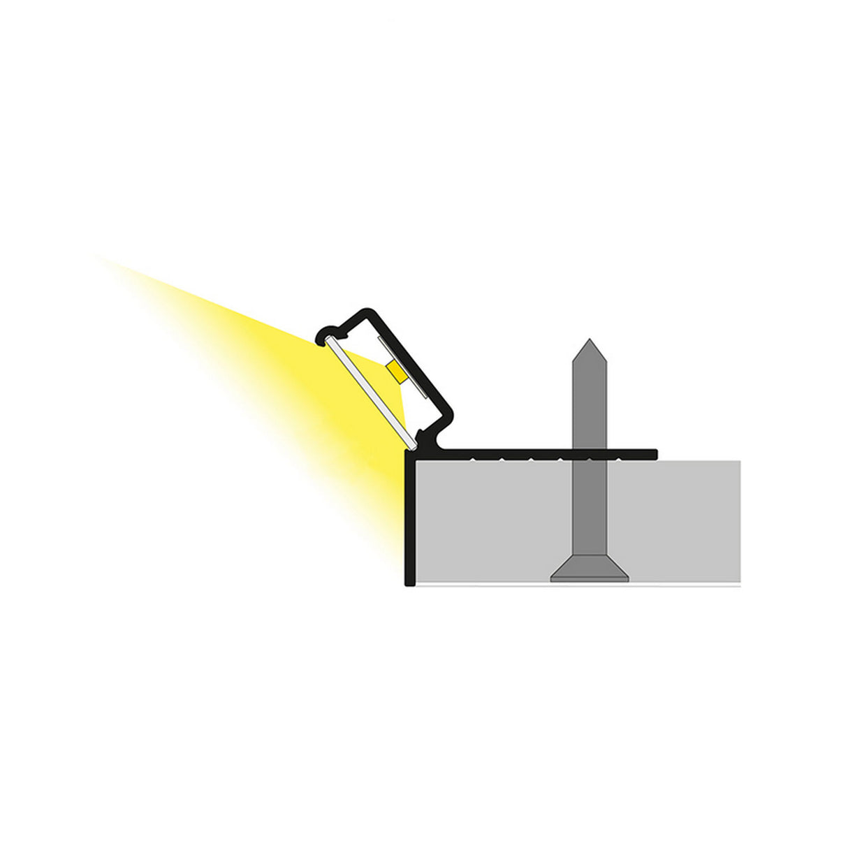 Cove Lighting Detail LED Channel ~ Model Glow12 Down - Wired4Signs USA - Buy LED lighting online