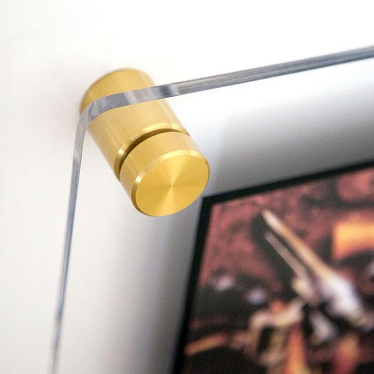 Gyford 1"D x 1"L Aluminum Signage Standoff Kit ~ SIMPLY Standoffs - Wired4Signs USA - Buy LED lighting online