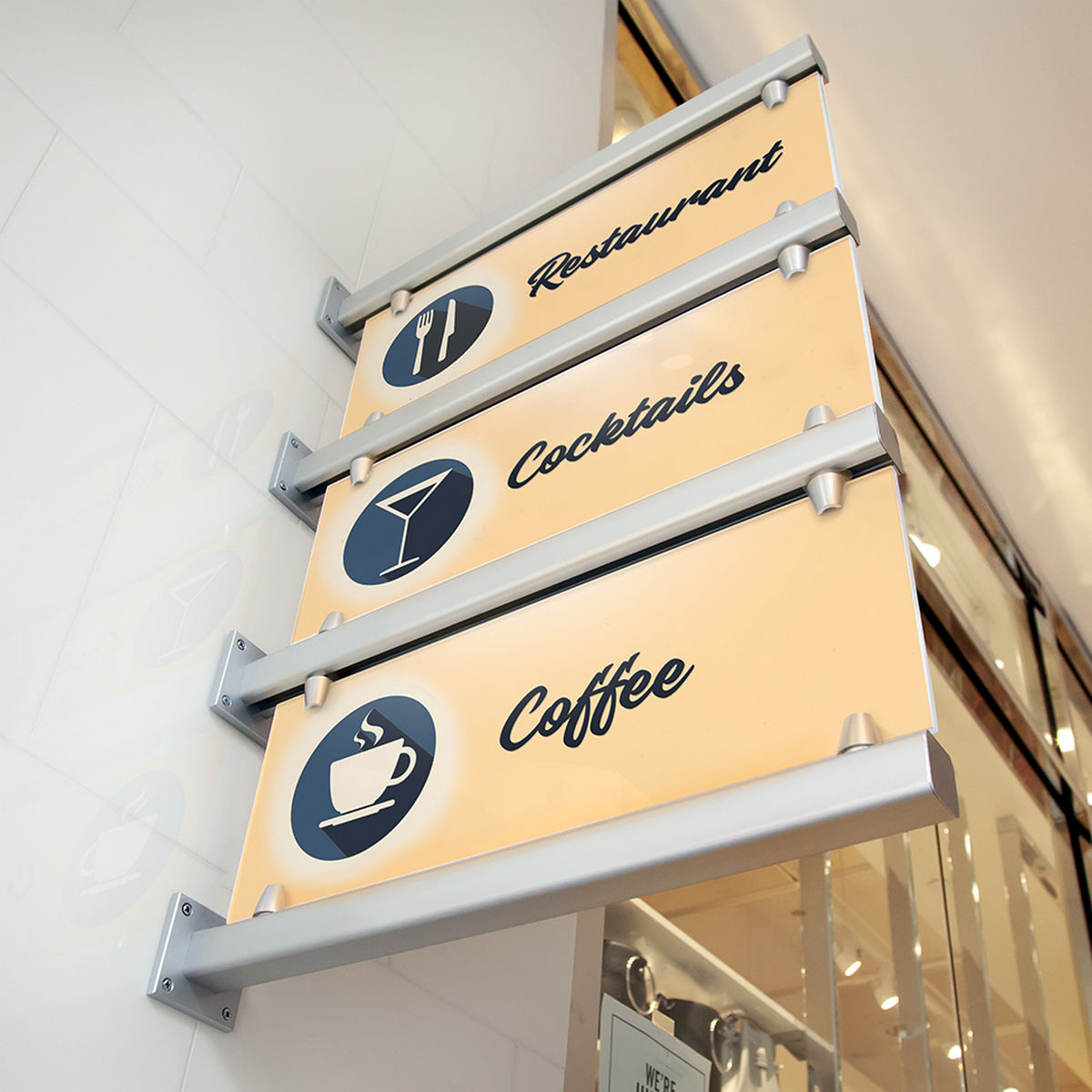 Gyford Double Blade Sign Hardware Kit ~ StructureLight - Wired4Signs USA - Buy LED lighting online