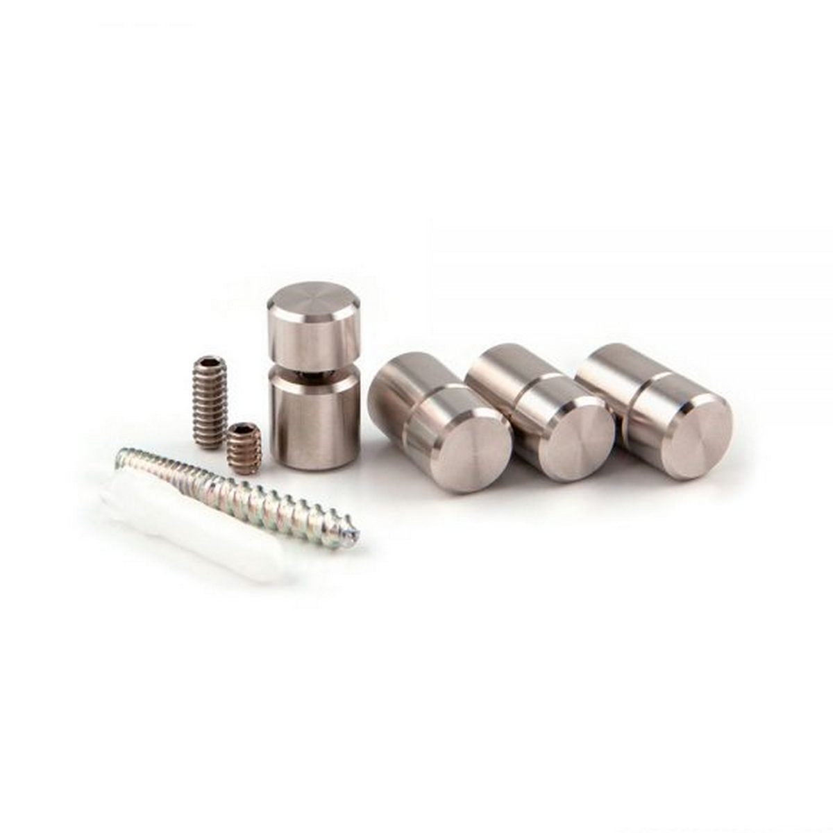 Gyford 1/2"D x 1/2"L Stainless Steel Standoff Kit ~ Gyford Standoffs - Wired4Signs USA - Buy LED lighting online