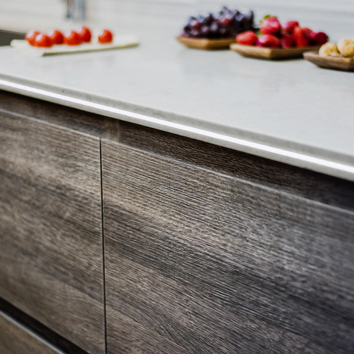 Narrow Aluminum Channel for LED Strips Model Hi8 - stair lighting, accent lighting, task lighting