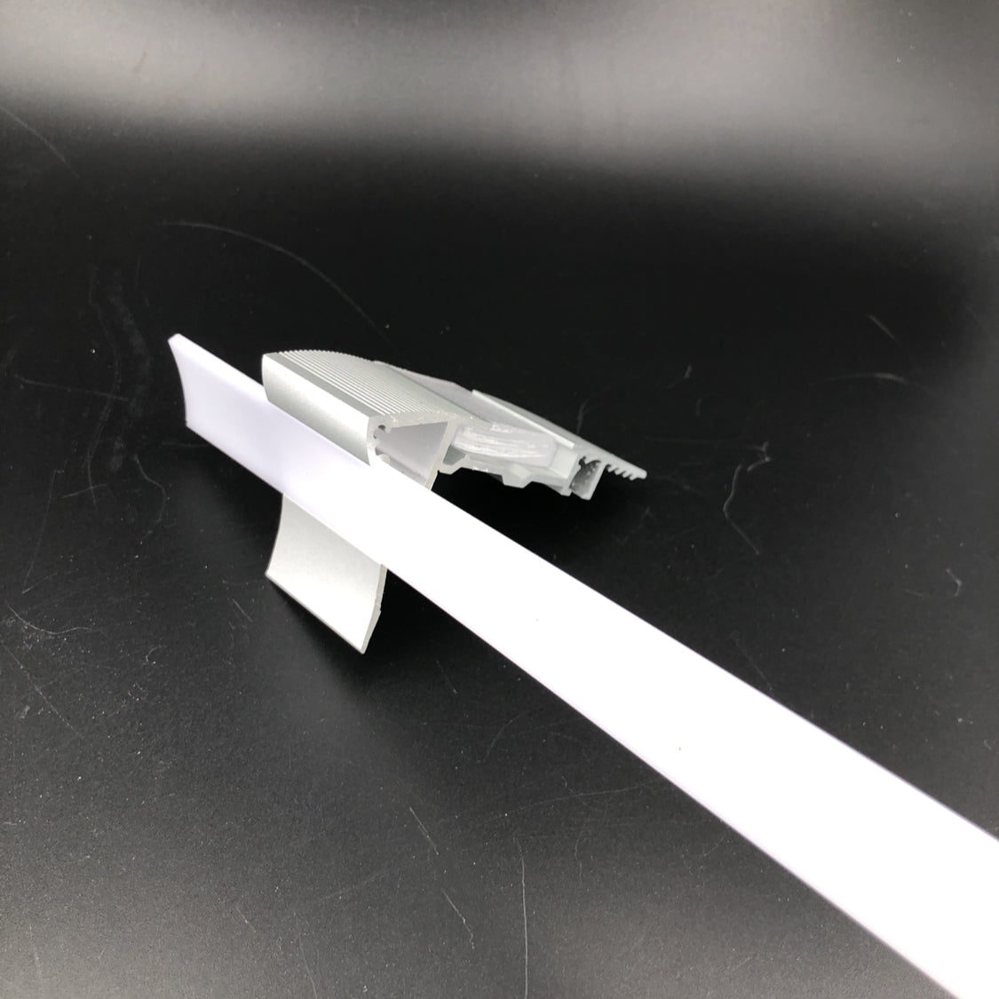 Vertical (front) diffuser for STAIR2 series profiles, frosted - Wired4Signs USA - Buy LED lighting online