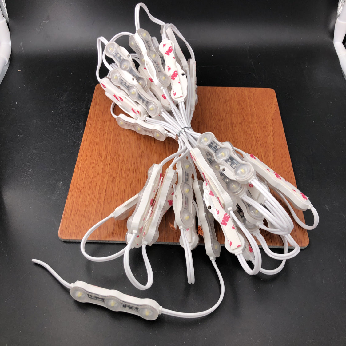 Samsung chip 3 LED module with 140 deg lens (12V) ~ White Peanut Series - Wired4Signs USA - Buy LED lighting online