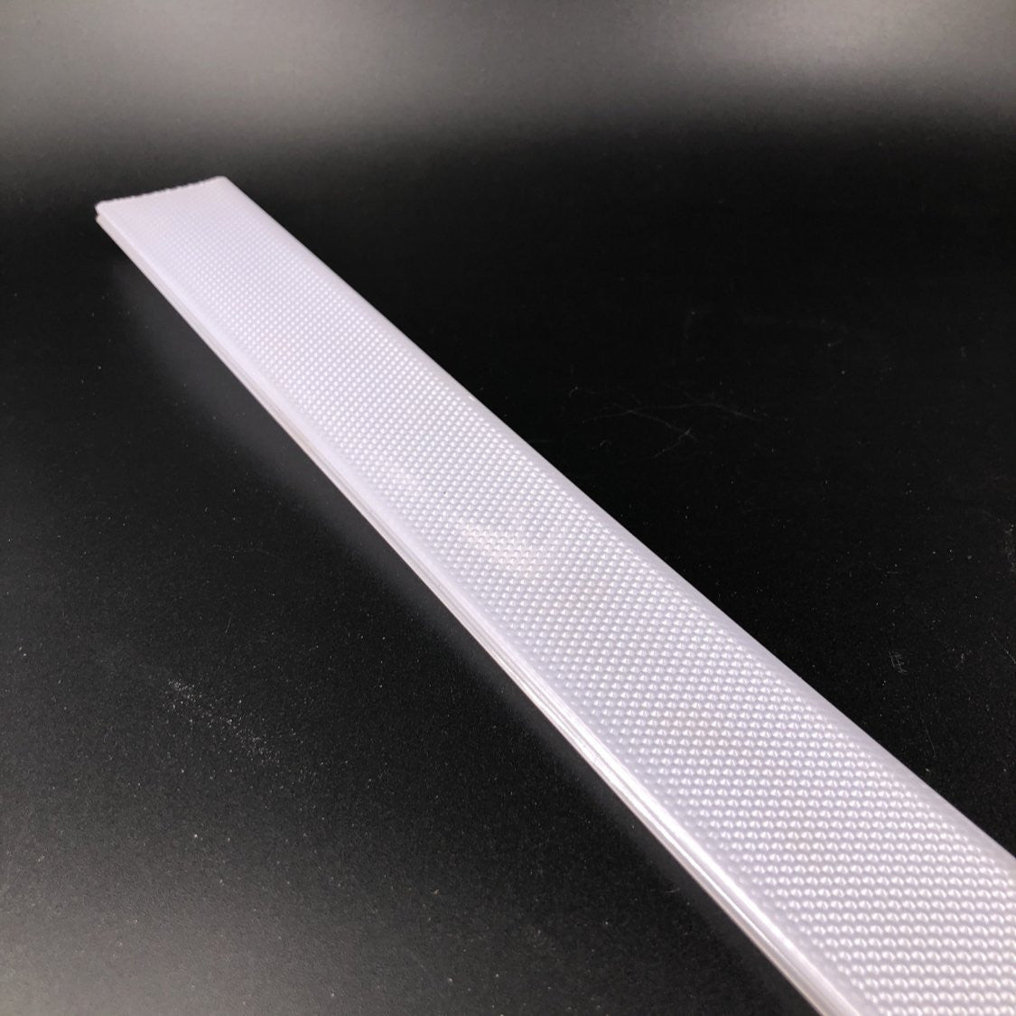 Prismatic antiglare diffuser, for PL, PLA, RPL, RPLA, RPL35FL PL35S, PL35D, SPL, SPL FL series profiles, - Wired4Signs USA - Buy LED lighting online