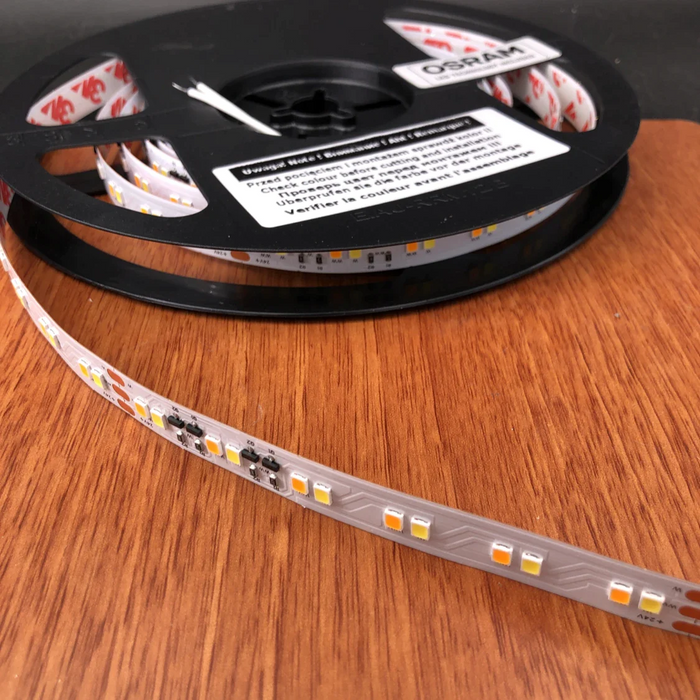 White Adjustable IP68 LED Strip (24V) ~ Sunrise Series | Wired4signs USA | Dimmable lighting strip, Tunable white LED lights, Waterproof white LED light