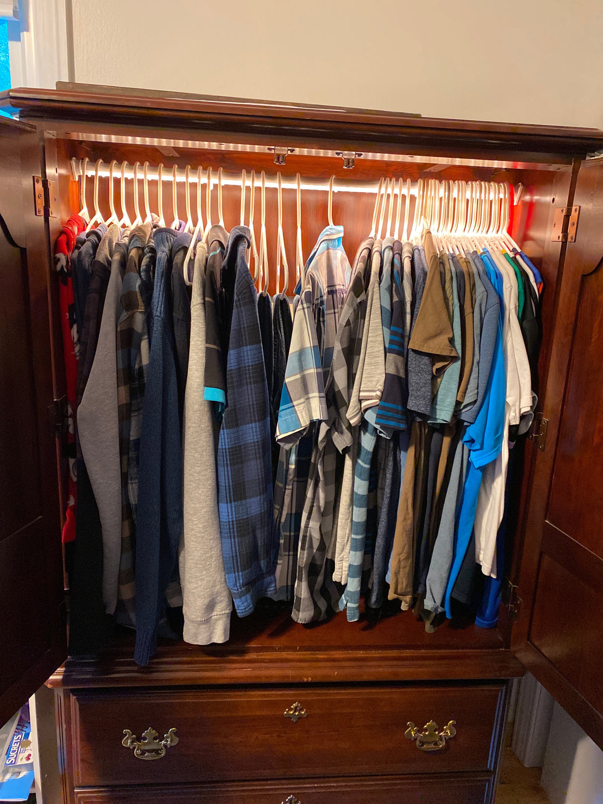 Lighted Closet Rod LED Channel ~ Model Alu-Round - Wired4Signs USA - Buy LED lighting online