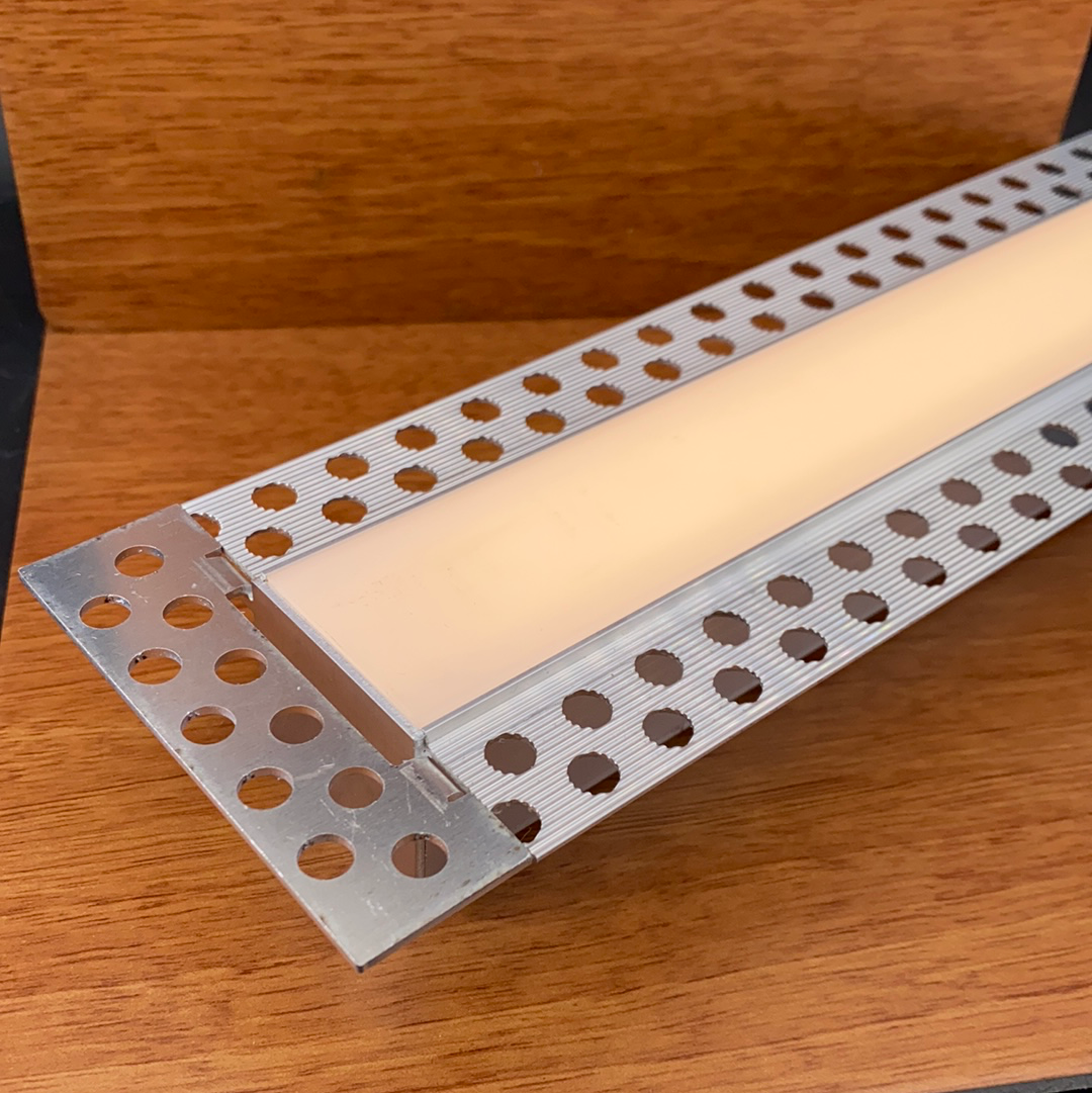 1.38" Plaster-in Trimless Drywall LED Channel ~ Model RPL35US - Wired4Signs USA - Buy LED lighting online