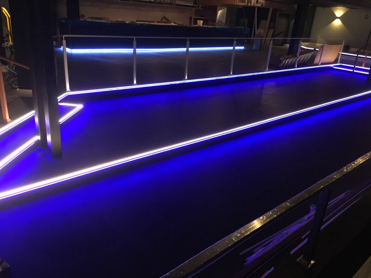 Silver LED Stair Light Channel ~ Model Alu-Stair2 - Wired4Signs USA - Buy LED lighting online