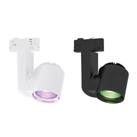 Track Lighting Casambi Remote Control RGBW Spotlight ~ Jade Color Flow Series - Wired4Signs USA - Buy LED lighting online