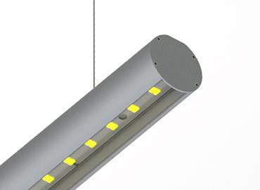 2" Round LED Channel Pendant ~ Model Alu-Round 52 - Wired4Signs USA - Buy LED lighting online