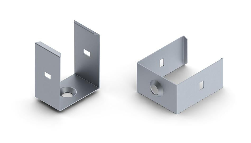 new, Spring steel mounting bracket for SLW20 LED profile 1 pc - Wired4Signs USA - Buy LED lighting online